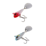 Maxbell 2 Pieces Artificial Metal Spinner Hard Sequins Sea Fishing Spoon Lures