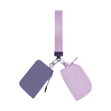 Maxbell Purse with Keyring Cute Creative Car Keys Pouch for Men Daily Use Women Purple