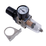 Maxbell AW2000-02 1/4'' Air Filter Regulator Moisture Trap Pressure Gauge Compressor - Aladdin Shoppers