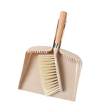 Maxbell Broom and Dustpan Set with Wooden Handle for Farmhouse Household Living Room A