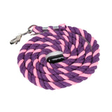 Maxbell Horse Lead Rope Barn Rein Lunge Line for Horses for Horse Livestock Training Pink Purple