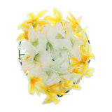 Maxbell Artificial Silk Lily Funeral Memorial Wreath Flower Tombstone Grave Flower B