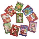 Maxbell 10 Sets Assorted Christmas Invitation Greeting Cards Wishing Card Xmas Favor