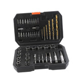 Maxbell 48 Pieces Screw Bolt Extractor Set Convenient for Stripped Auto Professional