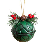 Maxbell Bell Christmas Ornament Creative Xmas Decor for Hotel Celebration Restaurant Green