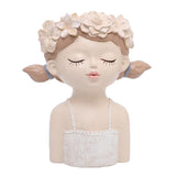 3xSucculent Plant Pot Girl Flower Planter Flowerpot Home Garden Pot Style02
