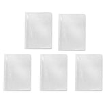 Maxbell 5Pieces Waterproof Passport Cover Clear Plastic ID Card Protector Case clear