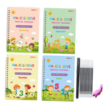 Maxbell Maxbell Grooved Copybook Set Children with Pen Refill Alphabet Calligraphy Copybooks English