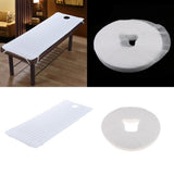 Maxbell Beauty Salon Massage Bed Mattress Sheet Grey with Face Rest Cradle Cover