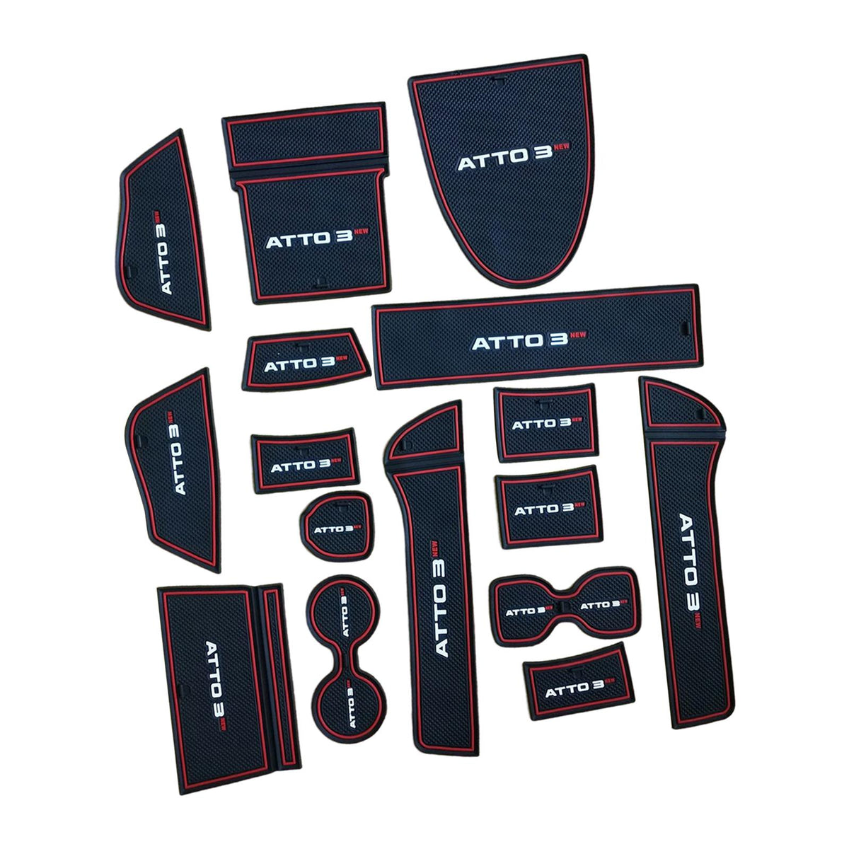 Maxbell 16x Nonslip Mats Pads Easy Installation for Byd Atto 3 Interior Trims
