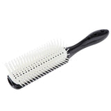 Maxbell Maxbell 9 Row Vented Hairbrush Detangling Hair Styling Brush for Wet Dry Long Hair Black