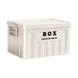 Maxbell Lidded Storage Bin Large Utility Crate with Handles for Toys Tools Transport