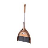 Maxbell Mini Broom with Dustpan for Kids Role Playing Little Housekeeping Helper Set Large Mouth Cartoon