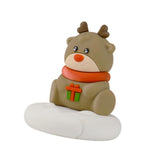 Maxbell Christmas Cell Phone Holder Desk Ornament for Living Room Indoor Shop Window Christmas elk