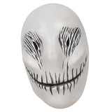 Skellington Costume Mask Realistic Latex Mask for Halloween Carnival Cosplay