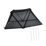 Maxbell Garden Plant Shade Tent Easy Installation Folding Sun Protection Plant Cover Black