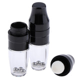 Maxbell Plastic 5ml Empty Lip Gloss Balm Shaking Bottles Tube Container with Brush Cosmetic Makeup Container Pack of 2 - Aladdin Shoppers