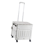Maxbell Grocery Shopping Cart Handcart Shopping Hand Truck for Home Groceries Moving gray