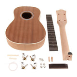 Maxbell Sapele Unfinished 23inch Concert Ukulele Kits Hawaii Guitar Barrel Material - Aladdin Shoppers