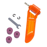 Maxbell Bit Sharpener High Hardness 1/4 inch Hex Shank Twist Bit Grinder Style F