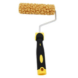 Maxbell 2 Pieces Wall Decorative Paint Roller Foam Sponge Painter Brush with Handle