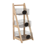 Maxbell Household Storage Rack Storage Shelves for Balcony Potted Plants Dorm Corner