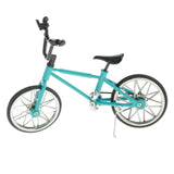 Maxbell 1/16 Alloy Vehicles Bicycle Model Mountain Bike Model Home Decor Blue