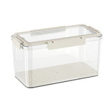 Maxbell Food Storage Container Reusable Fruit Lunch Box for Home Kitchen Adults 5.8L Milky White