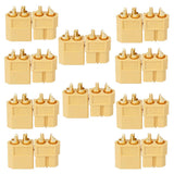Maxbell 10 Pairs XT60 XT-60 Male Female Bullet Connectors Plugs for RC Lipo Battery