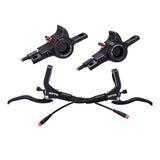 Maxbell Maxbell Hydraulic Disc Brakes Set Aluminum Alloy for MTB Bike Black without Disc