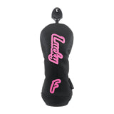 Maxbell Golf Club Head Cover Anti Scratch Fashion Protective Sleeve Golfer Equipment Black B
