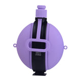 Maxbell Silicone Sports Bottle 580ml Capacity Leakproof for Camping Gym Sports Purple