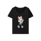 Maxbell Maxbell Womens T Shirt Summer Female Stylish Basic Tee for Traveling Shopping Office M