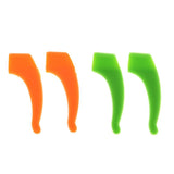 Maxbell 2 Pairs Silicone  Ear Hooks Retainer Holder For Glasses Eyeglass Sunglasses