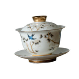 Maxbell Chinese Kung Fu Tea Cup Ceramic for Outdoor Indoor Compact Home Office Gifts 190ml