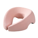 Maxbell Face Down Pillow Removable Cover Ergonomic for Massage Chair Airplane Travel pink