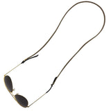 Maxbell Maxbell Sport Eyeglasses Holder Cord PU Leather Rope Strap Sunglasses Retainer Brown