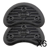 Maxbell 6xPair Anti Slip Rubber Stick On STILETTO Shoe Sole High Heel Tips Tap 31x16mm