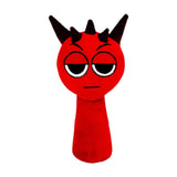 Maxbell Sprunki Plush Toy Cute Stuffed Toy for Kids Adults Valentines Day Boys Girls Red