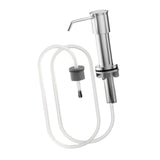Dish Soap Dispenser Tools Dish Lotion Sink Dispenser for Cafe Office Kitchen Silver