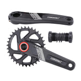Maxbell Maxbell Bike Chainring Crankset Chainring 170mm Crankarm Sprocket Crank  34T black