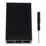 Maxbell Durable Aluminum Case Box Enclosure Protective Shell For Raspberry Pi 3B+ Black - Aladdin Shoppers
