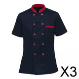 Maxbell 3xWork Uniform Breathable Sweat Absorption Universal for Cooking Waiter