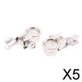 Maxbell 5xPair Car Copper Positive & Negative Battery Terminal Clamp Clip Connectors