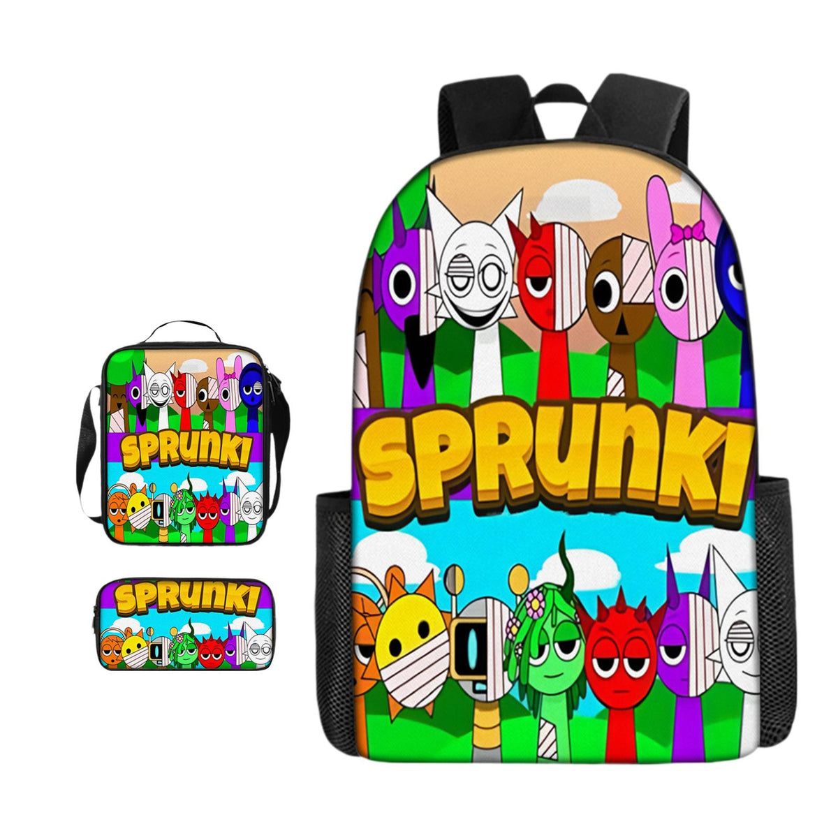 Maxbell 3 Piece Kids Backpack Cute Lightweight School Backpack for Boys for Children