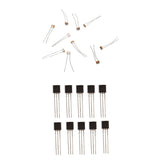 Maxbell 10pcs Light Dependent Resistor LDR Photoresistor GL5528+100 BC547 NPN Transistor