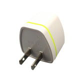 Maxbell USA Plug Converter AU/EU/UK/CN to US USA Power Plug for Hotel Household Wall White
