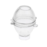 Maxbell 4pcs Plastic Egg Shape Candle Making Mold Mould for DIY Candle Making Crafts