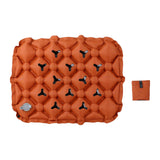 Maxbell Inflatable Seat Cushion Comfortable Foldable Pad for Climbing Hiking Outdoor Brown