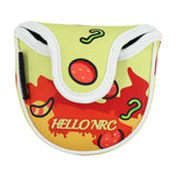 Maxbell Golf Putter Headcover Protection Wrap Exercise Driving Range Golf Club Cover Mallet 13x12cm